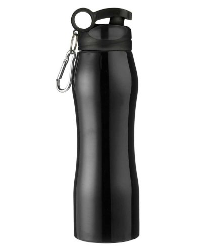 Borraccia in acciaio inox 750 ml Nero