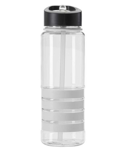 Borraccia botton push 700 ml BPA Free Adelaide Bianco