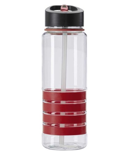 Borraccia botton push 700 ml BPA Free Adelaide Rosso