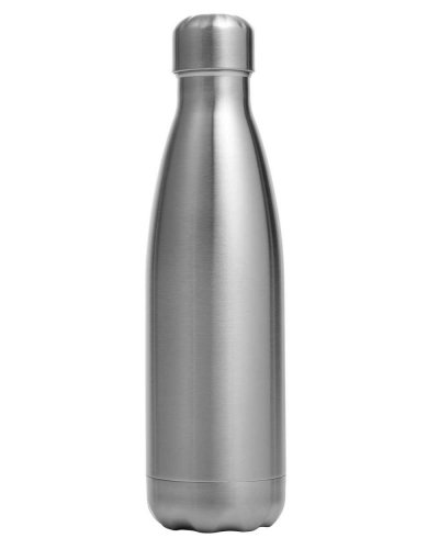 Borraccia in acciaio inox tappo a vite 650 ml Sumatra Argento