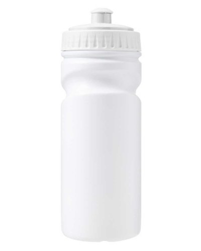 Borraccia in plastica HDPE 500 ml BPA Free Bianco
