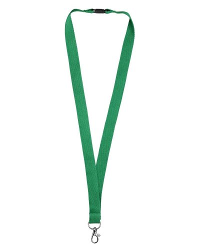 Lanyard in cotone Dylan Verde