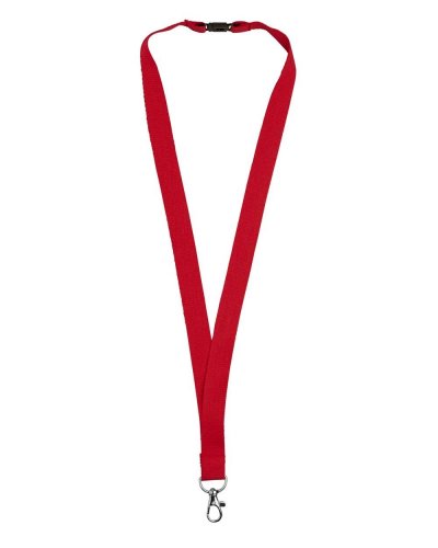 Lanyard in cotone Dylan Rosso
