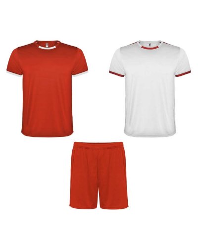 Completo sportivo Racing Bianco/Rosso