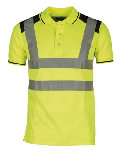 Polo alta visibilità Wicking