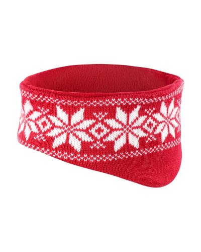 FASCIA FAIR ISLES Rosso / Bianco