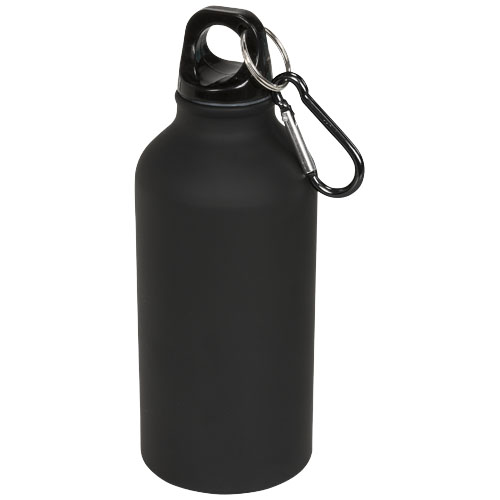 Borraccia sportiva da 400 ml opaca con moschettone Oregon