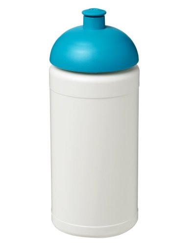 Borraccia Plus 500 ml coperchio a cupola ed impugnatura Solido bianco / Acqua