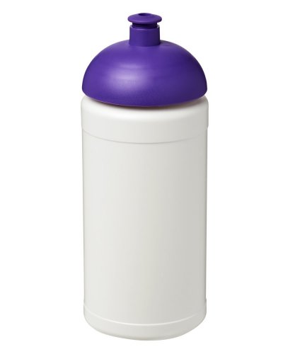 Borraccia Plus 500 ml coperchio a cupola ed impugnatura Solido bianco / Porpora