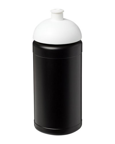 Borraccia Plus 500 ml coperchio a cupola ed impugnatura Nero / Bianco