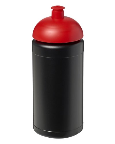 Borraccia Plus 500 ml coperchio a cupola ed impugnatura Nero / Rosso