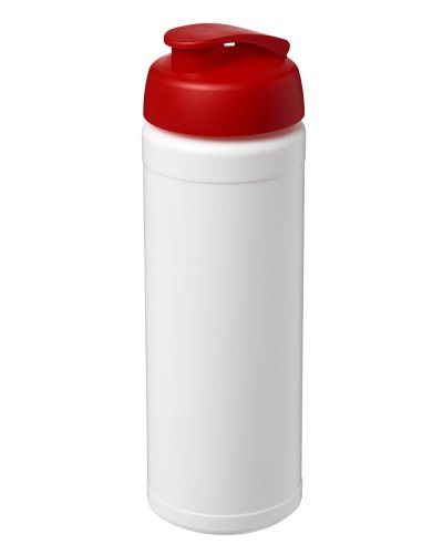 Borraccia Plus 750 ml coperchio a scatto Solido Bianco / Rosso