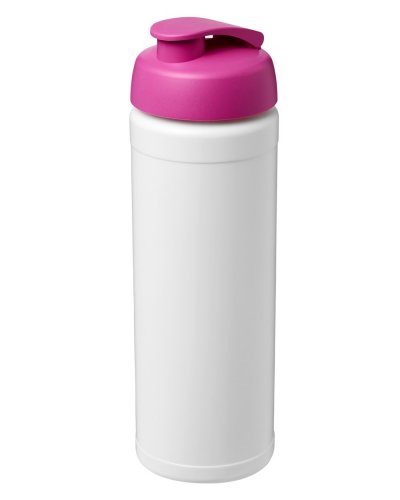 Borraccia Plus 750 ml coperchio a scatto Solido bianco / Rosa