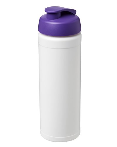 Borraccia Plus 750 ml coperchio a scatto Solido bianco / Porpora