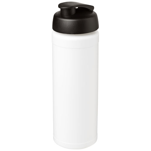 Borraccia Plus 750 ml coperchio a scatto ed impugnatura Bianco / Nero