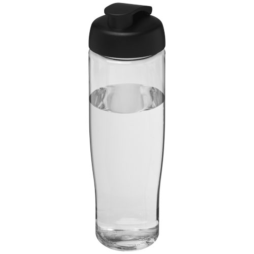 Borraccia sportiva 700 ml coperchio a scatto Trasparente / solido bianco