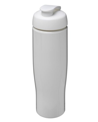 Borraccia sportiva 700 ml coperchio a scatto Solido Bianco