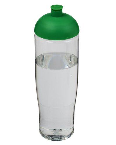 Borraccia sportiva da 700 ml con coperchio a cupola Trasparente / Verde