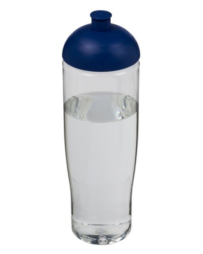 Borraccia sportiva da 700 ml con coperchio a cupola Trasparente / blue
