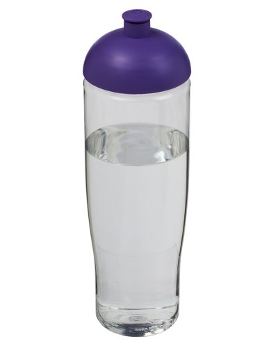 Borraccia sportiva da 700 ml con coperchio a cupola Trasparente / Porpora