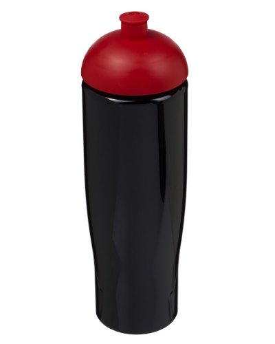 Borraccia sportiva da 700 ml con coperchio a cupola Nero / Rosso