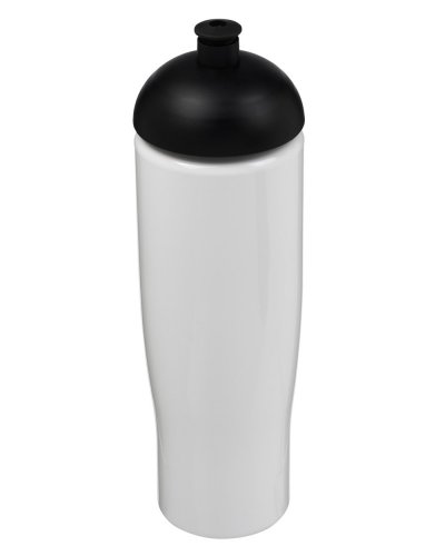 Borraccia sportiva da 700 ml con coperchio a cupola Solido Bianco / Nero