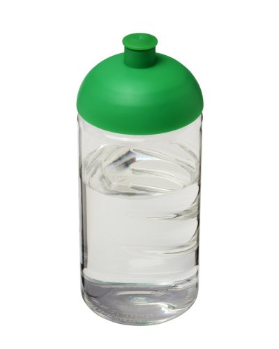 Borraccia H2O Bop da 500 ml con coperchio a cupola Trasparente / Verde