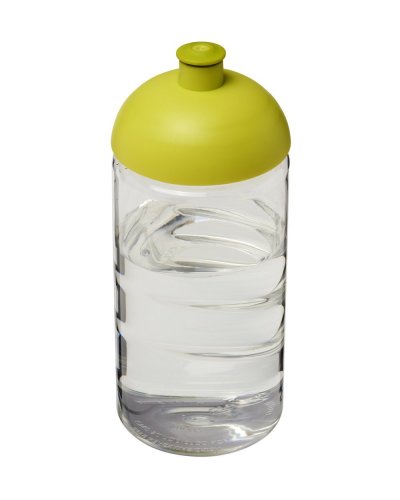 Borraccia H2O Bop da 500 ml con coperchio a cupola Trasparente / Lime