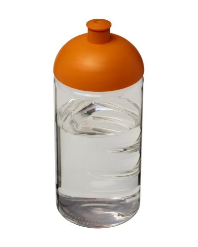 Borraccia H2O Bop da 500 ml con coperchio a cupola Trasparente / Arancione