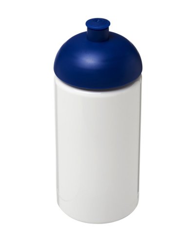 Borraccia H2O Bop da 500 ml con coperchio a cupola Solido Bianco / Blu