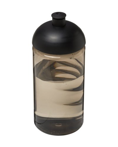 Borraccia H2O Bop da 500 ml con coperchio a cupola Charcoal / Nero