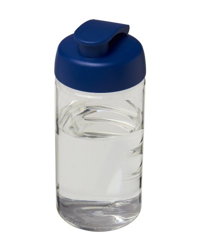 Borraccia sportiva H2O Bop da 500 ml con coperchio a scatto Trasparente / blue