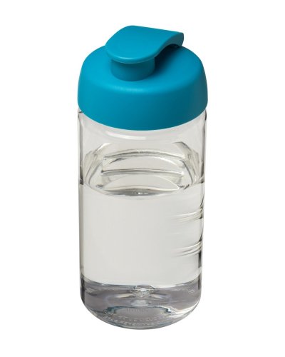 Borraccia sportiva H2O Bop da 500 ml con coperchio a scatto Trasparente / Aqua