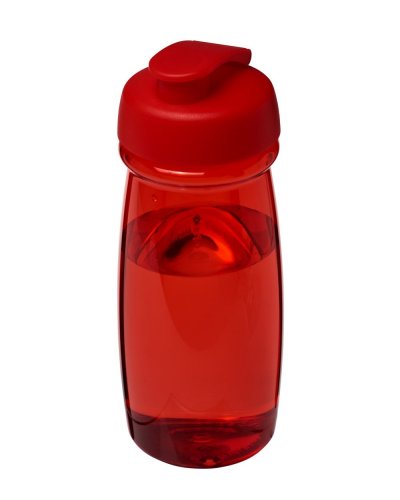 Borraccia sportiva da 600 ml con coperchio a scatto Rosso