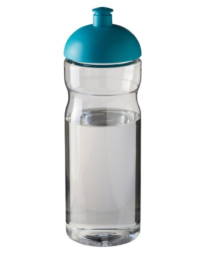 Borraccia sportiva Base da 650 ml con coperchio a cupola Trasparente / Aqua