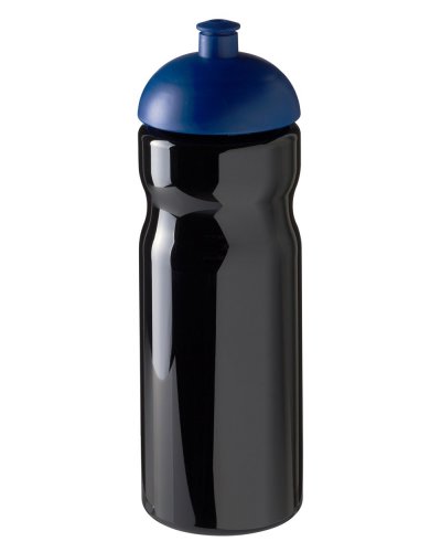 Borraccia sportiva Base da 650 ml con coperchio a cupola Nero / Blue