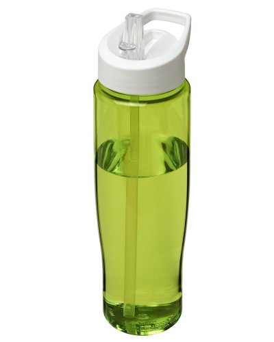 Borraccia sportiva da 700 ml con beccuccio Lime / Solido Bianco