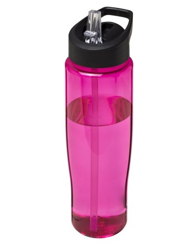 Borraccia sportiva da 700 ml con beccuccio Rosa / Nero