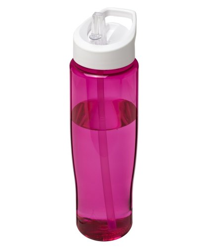 Borraccia sportiva da 700 ml con beccuccio Rosa / Solido Banco