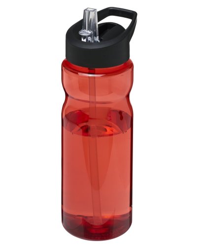 Borraccia sportiva da 650 ml con beccuccio Rosso / Nero