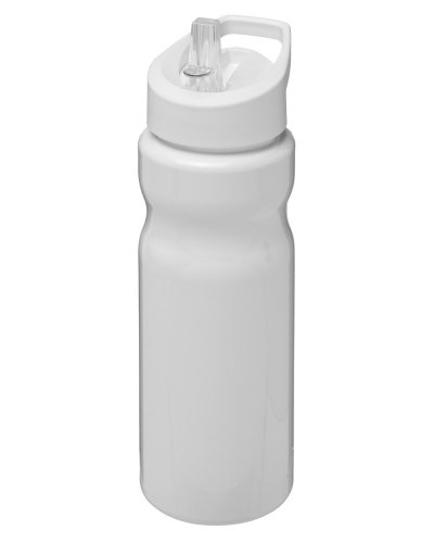 Borraccia sportiva da 650 ml con beccuccio Solido Bianco
