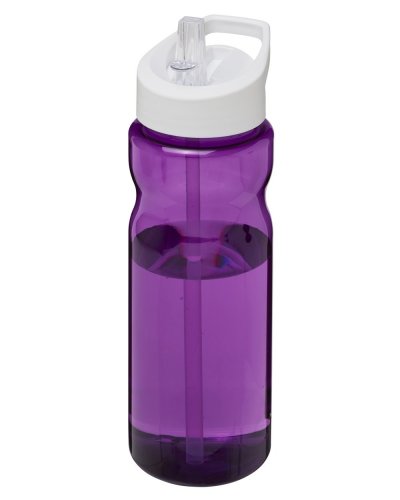 Borraccia sportiva da 650 ml con beccuccio Porpora / Solido Bianco