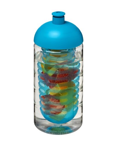 Borraccia H2O Bop da 500 ml con coperchio a cupola e infusore Trasparente / Aqua