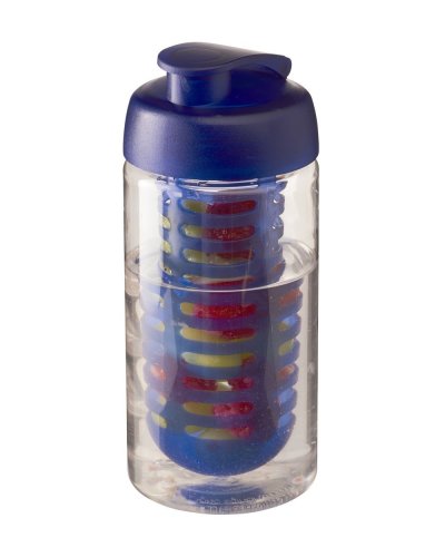 Borraccia H2O Bop da 500 ml con coperchio a scatto e infusore