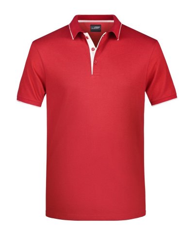Polo Uomo Stripe Red/White