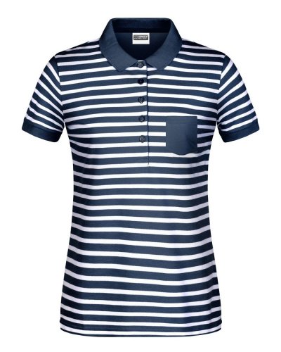 Polo donna Striped