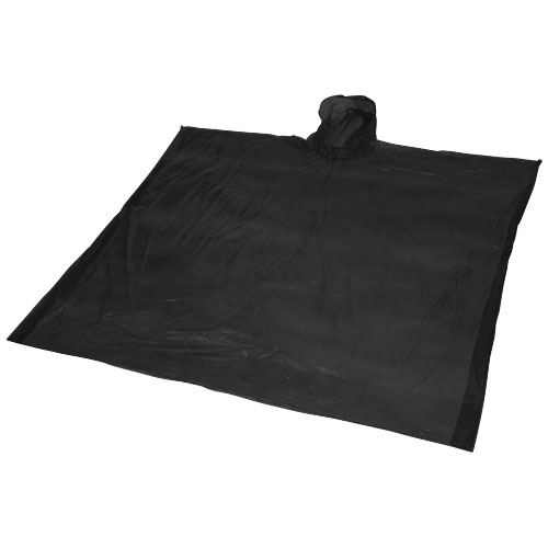Poncho impermeabile Ziva con custodia Nero