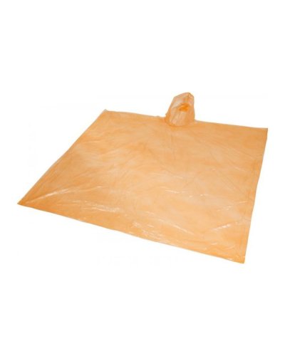 Poncho impermeabile Ziva con custodia Arancio