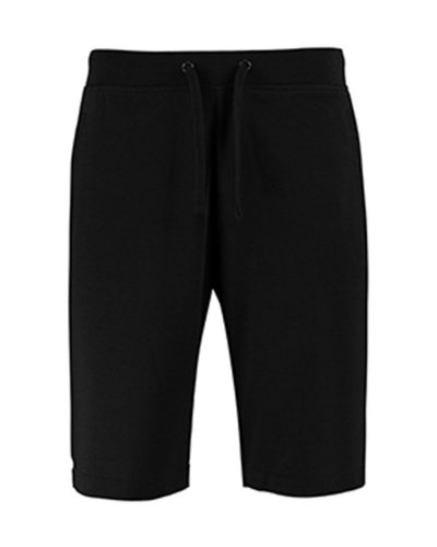 Pantaloncini Slim Fit Sweat Black