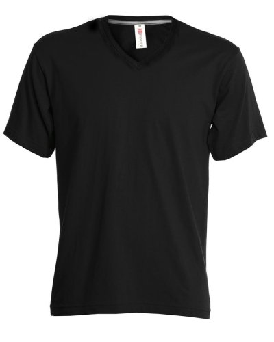 T-shirt v-neck Nero